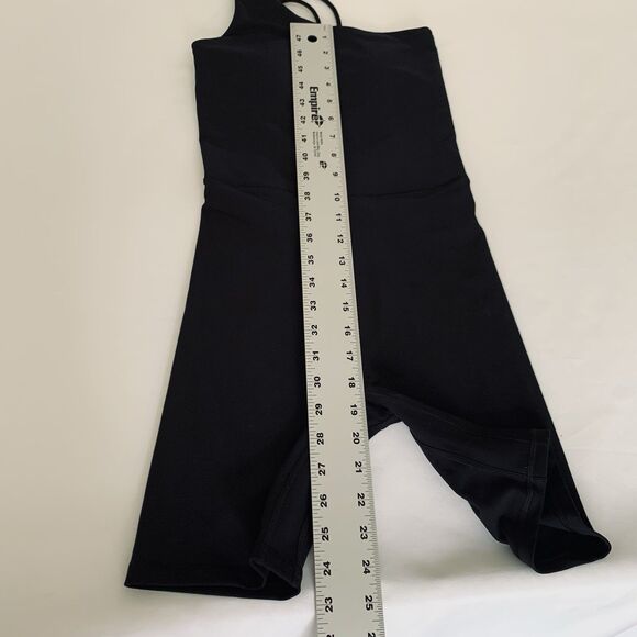 Abercrombie Fitch YPB SculptLux Romper XS One Shoulder Black Stretch Athletic - Picture 9 of 11